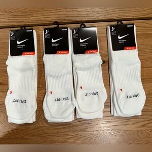 Nike Soccer Socks White NWT